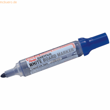 4902506069733 - 12 x Whiteboardmarker Easyflo 25mm Rundspitze blau