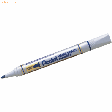 4902506074805 - 12 x Whiteboardmarker 2mm Rundspitze blau