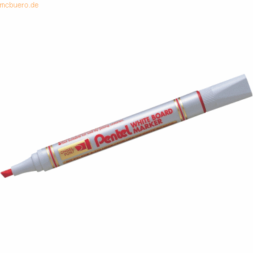 4902506074874 - 12 x Whiteboardmarker 15-45mm Keilspitze rot