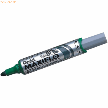 3474374500041 - 12 x Whiteboardmarker Maxiflo 25mm Rundspitze grün