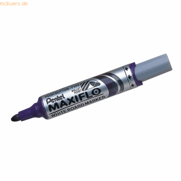 3474374500126 - 12 x Whiteboardmarker Maxiflo 25mm Rundspitze violett