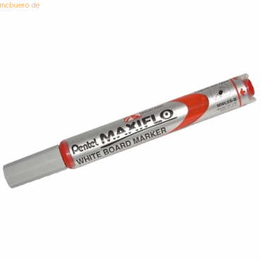 3474377910724 - 12 x Whiteboardmarker Maxiflo 2mm Rundspitze rot