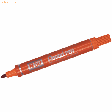 12 x Pentel Permanentmarker 2mm Rundspitze orange