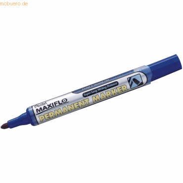 12 x Pentel Permanentmarker Maxiflo 1,5mm Rundspitze blau