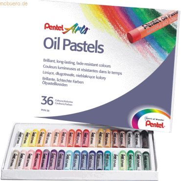 Pentel Ölpastellkreide VE= 36 Farben