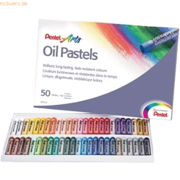 Pentel Ölpastellkreide VE= 50 Farben