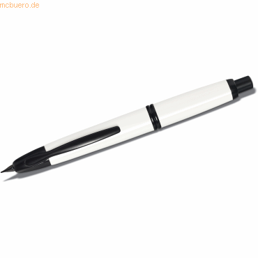 Pilot Füllfederhalter Capless Black and White Feder F weiß