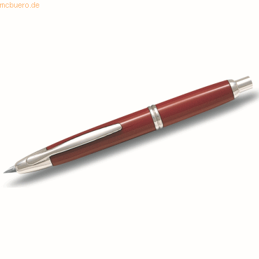 Pilot Füllfederhalter Capless Rhodium F rot