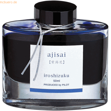 4902505367267 - Tintenglas Iroshizuku Glas mit 50ml ajisai (blau)