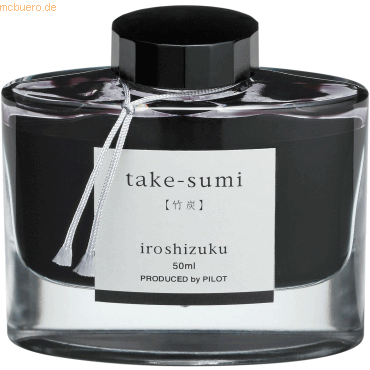 Pilot Tintenglas Iroshizuku 50ml (take-sumi) bamboo charcoal