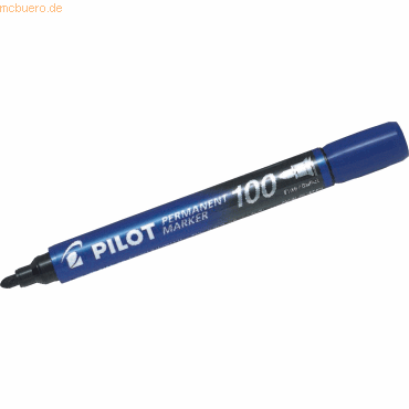 12 x Pilot Permanentmarker 100 blau