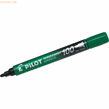 12 x Pilot Permanentmarker 100 grün
