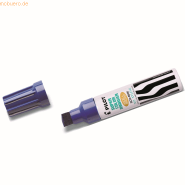 4902505087776 - 12 x Permanentmarker Jumbo 30-10mm Keilspitze blau