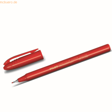 Pilot Permanentmarker Ultrafein 0,4mm Rundspitze rot