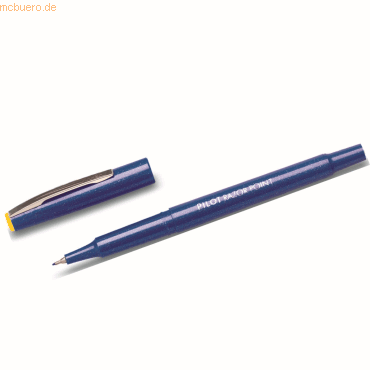 4902505085925 - 12 x Faserschreiber Razor Point 03mm Rundspitze blau