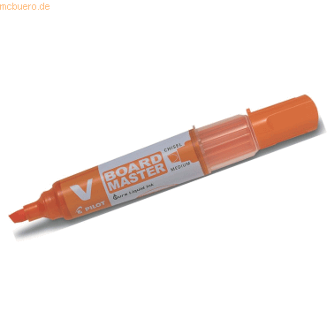 4902505355905 - Whiteboardmarker PILOT V-Board Master nachfüllbar Tintenstandanzeige Keilspitze orange 1 Stück