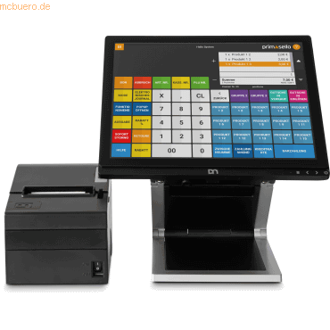 9180011390091 - Registrierkasse X1050 Touchdisplay mit Drucker TSE und Sof