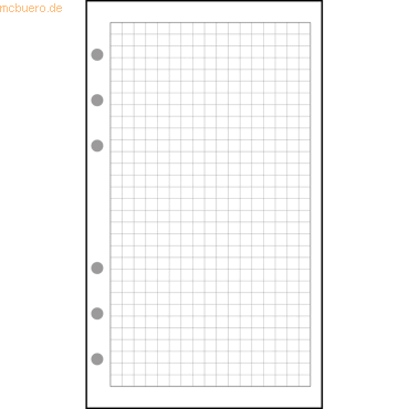 3130630291114 - 5 x Timer Notizen weiß kariert 32 Blatt 210x297mm