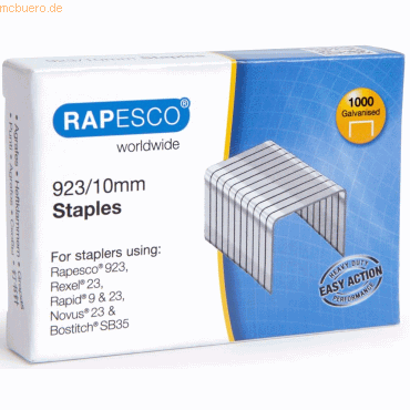 Rapesco Heftklammern 923/10mm VE=1000 Stück
