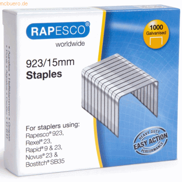 Rapesco Heftklammern 923/15mm VE=1000 Stück
