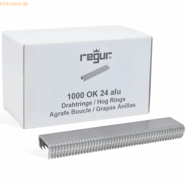 Regur Drahtringe OK 24 Drahtringe OK 24 Alu VE=1000 Stück