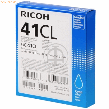 Ricoh Tinte Original Ricoh 405766 cyan