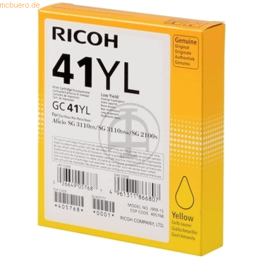 Ricoh Tinte Original Ricoh 405768 gelb