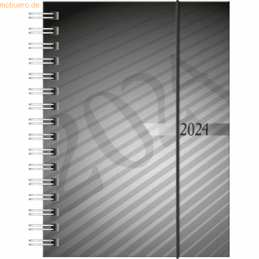 4003273777194 - rido idé 7013102904 Wochenkalender Taschenkalender 2024 Modell perfect Technik I 2 Seiten = 1 Woche Blattgröße 10 x 14 cm PP-Einband anthrazit