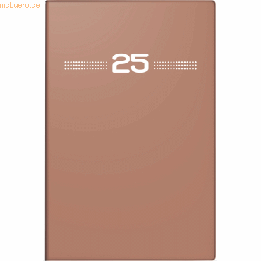 4003273783966 - rido idé 7015202015 Taschenkalender Modell partner Industrie I (2025) 2 Seiten = 1 Woche A7 144 Seiten Kunststoff-Einband caramel