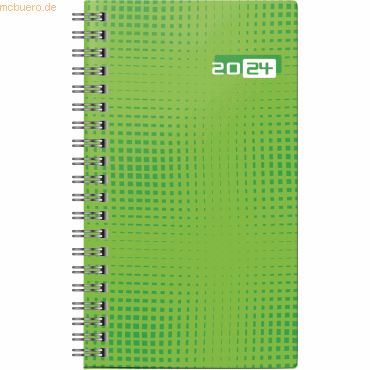 4003273777743 - Wochenkalender Taschenkalender 2024 Modell Taschenplaner int Grafik-Einband grün