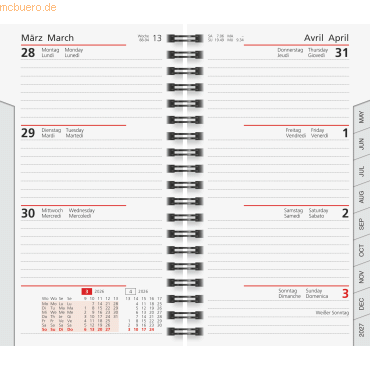 4003273789944 - 3 x Taschenkalender-Ersatzeinlage Modell int 87x153cm 1 Woche 4003273789944 - 3 x Taschenkalender-Ersatzeinlage Modell int 87x153cm 1 Woche