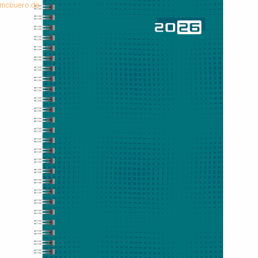 4003273790223 - Buchkalender futura 2 A5 1 Woche 2 Seiten Grafik-Einband petrol 2 4003273790223 - Buchkalender futura 2 A5 1 Woche 2 Seiten Grafik-Einband petrol 2