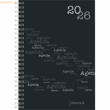 4003273790346 - Buchkalender futura 2 A5 1 Woche 2 Seiten PP-Einband Agenda blau 4003273790346 - Buchkalender futura 2 A5 1 Woche 2 Seiten PP-Einband Agenda blau