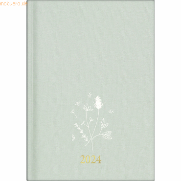 4061947113334 - Wochenkalender Buchkalender 2024 Good Things Grafik-Einband türkis