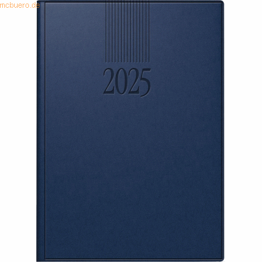 4003273785670 - Buchkalender Roma 1 142x20cm 1 Tag Seite Balacron dunkelblau 202