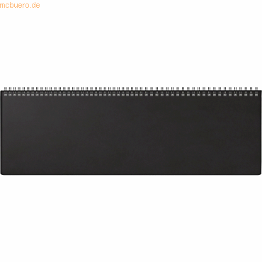 4003273780002 - rido idé 7031642904 Wochenkalender Tischkalender 2024 Modell futura 5 2 Seiten = 1 Woche Blattgröße 42 x 137 cm Kunststoff-Einband schwarz