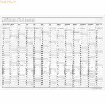 4003273791206 - 5 x Wandkalender Young Design 86x61cm 2026 4003273791206 - 5 x Wandkalender Young Design 86x61cm 2026