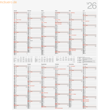 4003273792333 - 5 x Wandkalender Modell Vertikal 1 Seite = 12 Monate 70x100cm ver 4003273792333 - 5 x Wandkalender Modell Vertikal 1 Seite = 12 Monate 70x100cm ver