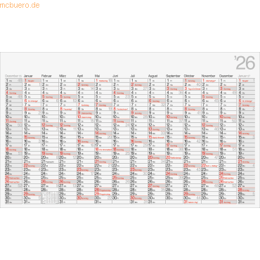 4003273792357 - 5 x Wandkalender Modell Office II 114x685cm 1 Seite = 14 Monate 4003273792357 - 5 x Wandkalender Modell Office II 114x685cm 1 Seite = 14 Monate