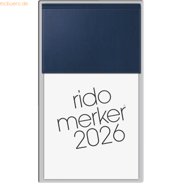 4003273791237 - Tischkalender Merker 108x201cm PP dunkelblau 2026 4003273791237 - Tischkalender Merker 108x201cm PP dunkelblau 2026