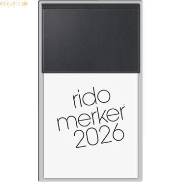 4003273791244 - Tischkalender Merker 108x201cm PP schwarz 2026 4003273791244 - Tischkalender Merker 108x201cm PP schwarz 2026