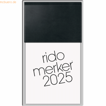 4003273785953 - Tischkalender Merker 108x201cm Kunststoff schwarz 2025