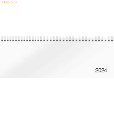 4003273780385 - Wochenkalender Tischkalender 2024 Modell Sequenz Karton-Einband Trucard weiß