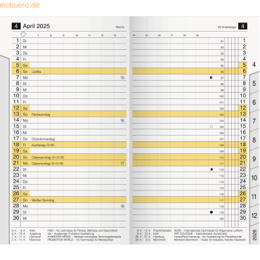 4003273786561 - 10 x Ersatzkalendarium M-planer 87x153cm 1 Monat 2 Seiten mit R