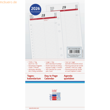4003273792050 - Tageskalendarium Timing 2 1 Tag Seite 93x172cm 2026 4003273792050 - Tageskalendarium Timing 2 1 Tag Seite 93x172cm 2026