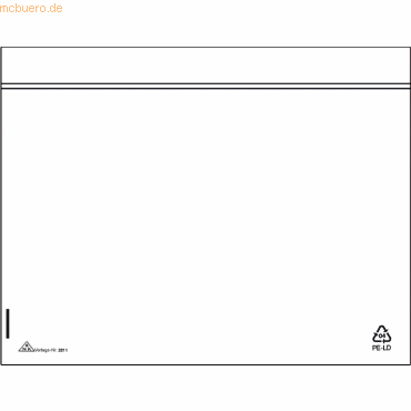 4002871221108 - Lieferscheintaschen 2211 C5 ohne Aufdruck selbstklebend  4002871221108 100 Stück