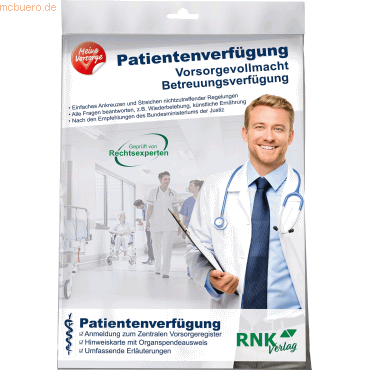 4002871289528 - Patientenverfügung mit Betreuungsverfügung und Vorsorgevollmacht A