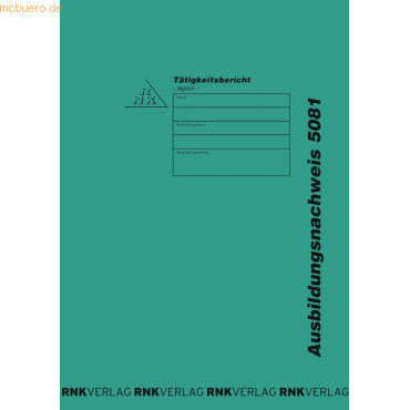 4002871508100 - Schnellhefter 5081 für Berichtsblocks A4 grün 230 x 310 mm 4002871508100 RNK