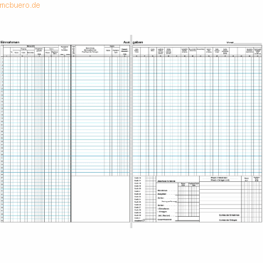 4002871054805 - Hauskontobuch mit Mieterregister und Miethöhe 28 Seiten