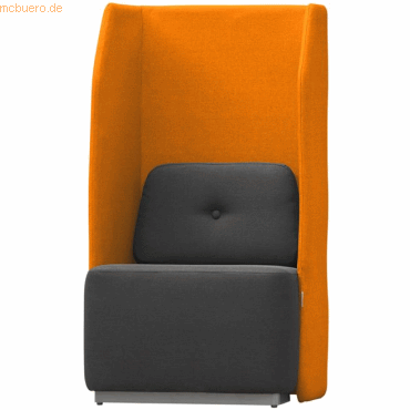 8427951518040 - Sitzsofa Soft Einzelsitz orange grau